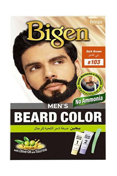 BİGEN Bigen Men's Beard Colour Dark Brown 103