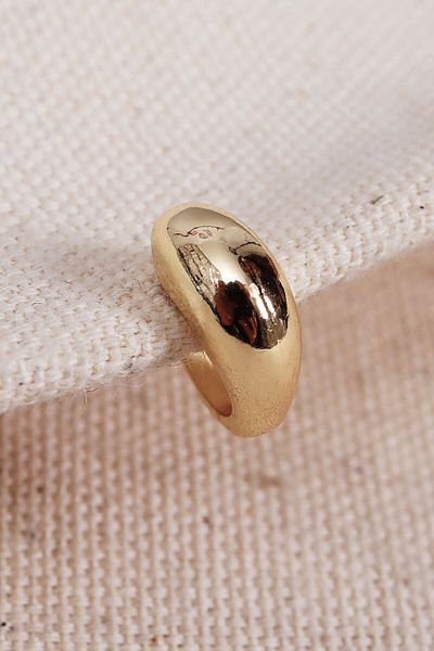 Süspüs Accessories Gold Color Bombe Cartilage Earrings