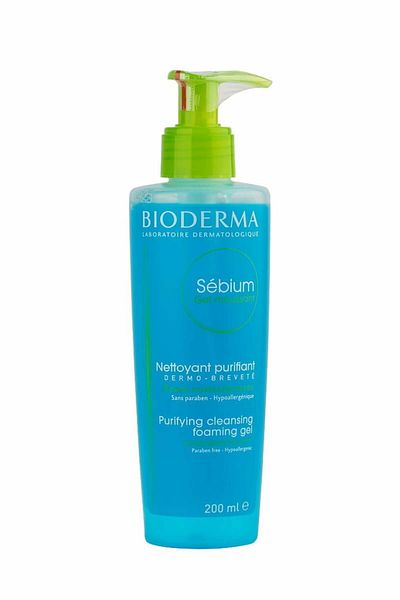 Bioderma جل غسيل الوجه Sebium جل رغوي منقي 200 مل