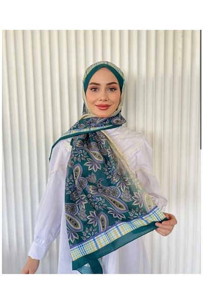 Misa Ethnic Voile Mousse Pattern Shawl