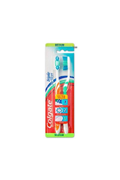Colgate T/B TRIPLE ACTION 1+1 DUOPACK MEDIUM (2655)