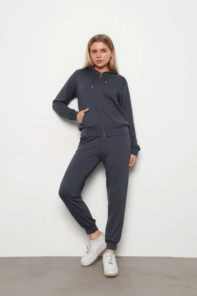 İKLİM LİFE Комплект з капюшоном на модальному застібці