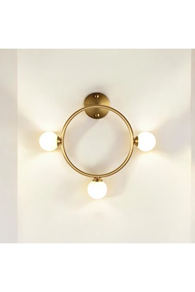 Cristalin Aydınlatma الشمعدان الحديث ذو الدائرة الذهبية