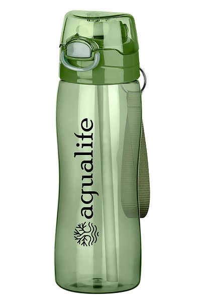 Emofom Water Bottle with Straw 750 ml PC (POLYCARBON) Water Bottle with Lock Lid Sports Water Bottle