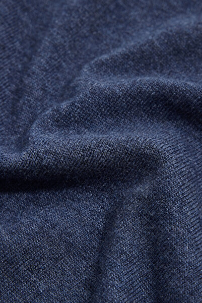 W Collection Indigo Crewneck Long Sleeve Sweater