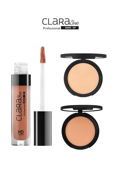 Clara Velvet Whisper Clara Line Lipcream Matte 401+ high definition Powder91+silky Touch Powder 82