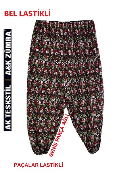 HESKA Wide Cut Flower Patterned Micro Jersey Mother Shalwar