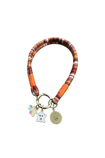 JesPawty Jesspecial Orange Rope Cat Necklace - Charm Pendant