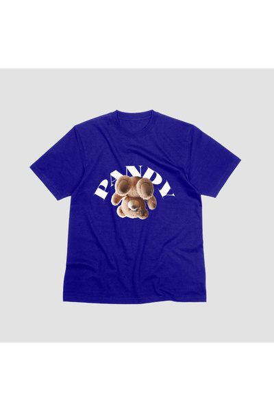 pandy Tricou oversize cu mânecă scurtă unisex cu imprimeu Pandy Teddy Bear