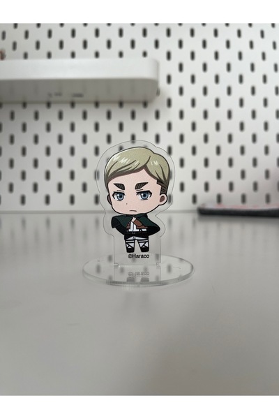Hara Company Attack On Titan Animesi Erwin Smith Anime Akrilik Mini Figür Stant