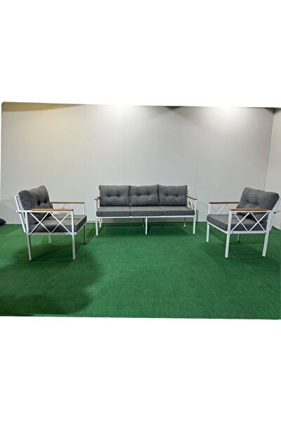 adımshops 3+1+1 Beyazprofil Bahçe,balkon,teras,cafe,çay Seti,oturma Grubu,kol...