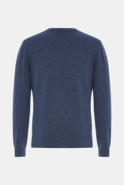 W Collection Indigo Crewneck Long Sleeve Sweater