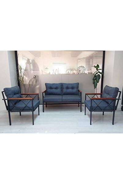 adımshops Safir Balkon-bahçe-kafe Çay Seti Koltuk Oturma Takımı-oturma Grubu