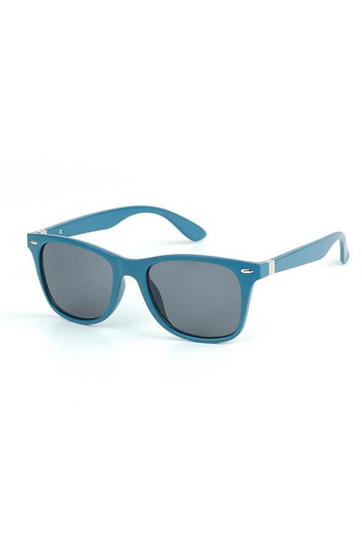 Di Caprio Unisex Blue Uv400 Protection Rectangular Model Sunglasses