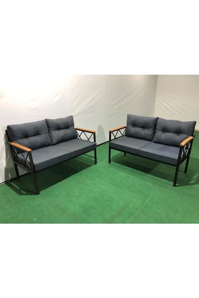 adımshops 2+2Balkon-bahçe-kafe-çay Seti-koltuk Takımı-oturma Grubu-ofis Koltuğu 2+2