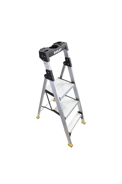 WERNER Bailey 3-Steps Compact Twin Folding Stepladder