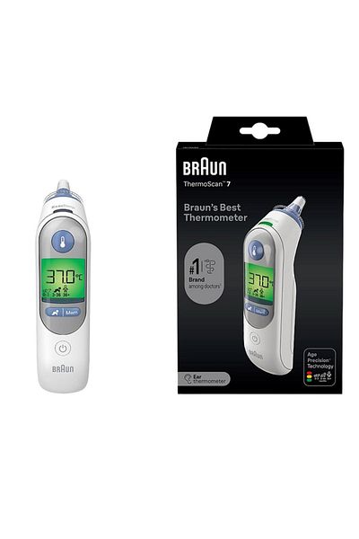 Braun Thermoscan 7 With Age Precision Multi Functional Ear Thermometer- Irt6520