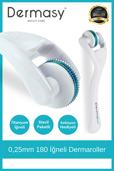 Dermasy 0,25mm 180 Iğneli Kaş ve Göz Çevresi Dermaroller - Orijinal Titanyum ...