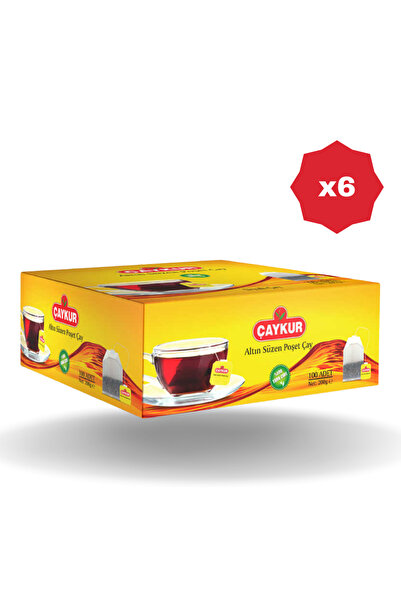 Çaykur شاي كور كوب كيس شاي 200 جرام - (6 قطع)