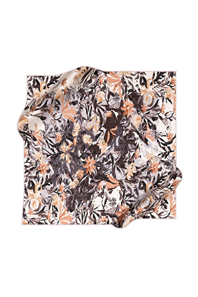 Pierre Cardin Eșarfă din satin crepon Pierre Cardin cu modele florale