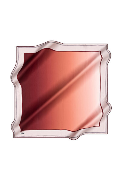 Aker Шовковий креп-сатен шарф з малюнком пензля