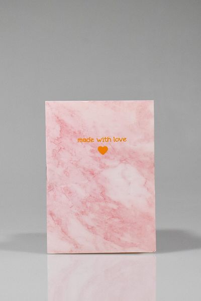 4nio Mini blocnotes din 3 piese Pink Marble