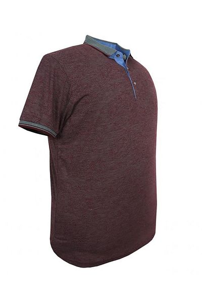 tambattal Tricou Rugatchi Plus Size Jacquard Polo Gât 3XL