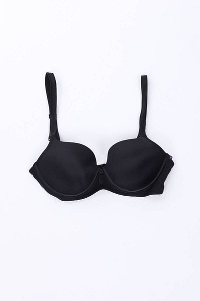 Yeni İnci حمالة صدر Underwire غير مدعومة للنساء باللون الأسود