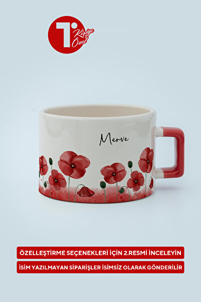 birtasarım Gelincik İsimli Fincan