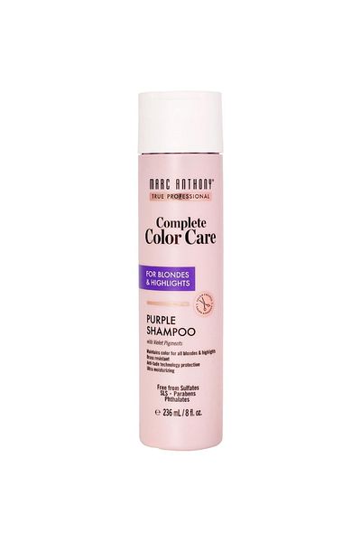 MARC ANTHONY Marc Anthony Complete Color Care - Purple Shampoo - For Blondes & Highlights - 236Ml