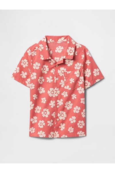 GAP Erkek Bebek Çok Renkli Keten Karışımlı Gömlek