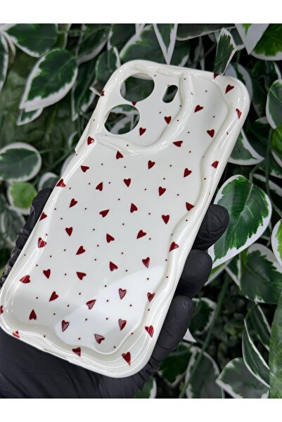Store XİAOMİ REDMİ 13 C MİNİ KALP BASKILI DESENLİ SİLİKON KILIF