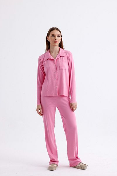 Get Crazy Shirt Collar Double Set