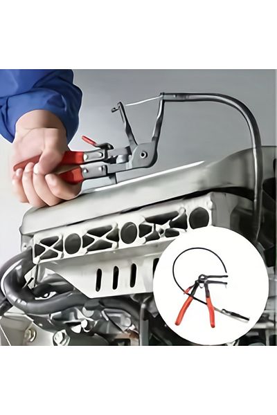Choice Clamping Pliers Bendable Hose Clamps Cable Type Flex Cable Long Auto Hose Clamps Straight Hose Bu...