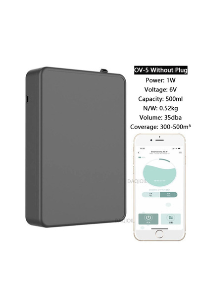 Choice1 جهاز توزيع الروائح العطرية الذكي OV-5 بسعة 500 مل بدون قابس للاستخدام المنزلي الاحترافي