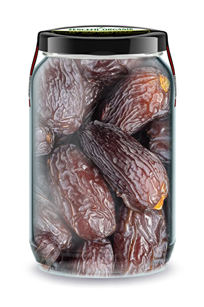 Zencefil Organik Jumbo Kudüs Hurması Bi Kavanoz 660 cc. Cam Kavanozda Özel Seçme Hurma Kudüs Hurması Medjool Dates