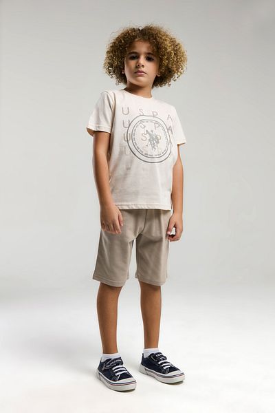 U.S. Polo Assn. Boy's T-Shirt Bermuda Licensed National Pall Mall Master Group Team Tall Panthers Tall Fabric
