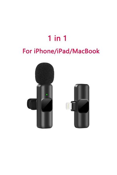 Choice 1in1 For IOS New Wireless Lavalier Microphone Portable Audio Video Recording Mini Mic for iPhone And