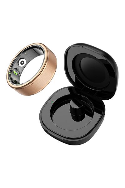 Choice 10 Gold [2024] COLMI R03 Smart Ring Men Women, Battery Life 39 Days, Health Monitor, IP68 & 5ATM Wat
