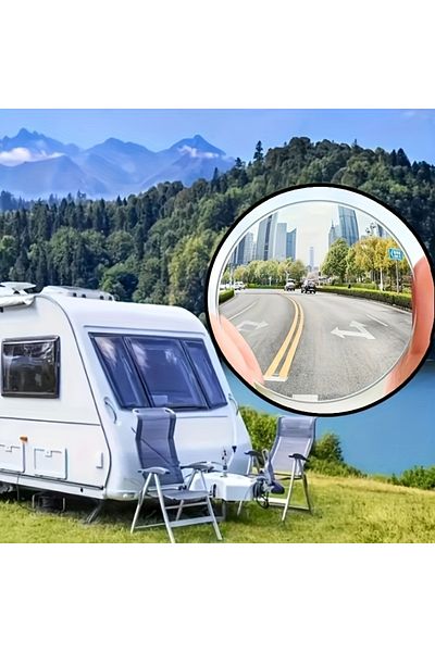 Choice Silver Car Blind Spot Rear View Mirror Wide Angle 360 Degree Adjustable Small Round Mirror Car Rever