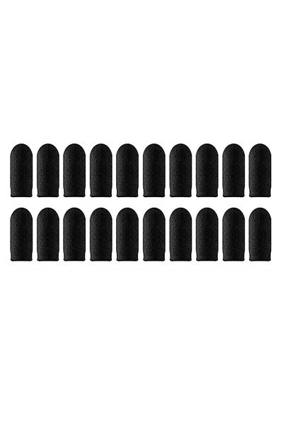 Choice Black-20pcs 40pcs Mobile Game Fingertip Gloves Sweatproof Anti-slip Touch Screen Finger Sleeve Breat