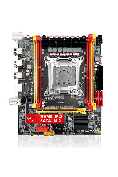ZSUS مجموعة لوحة أم X79 Vg2 مع معالج Intel Lga2011 Xeon E5 2689 C2 وذاكرة DDR3 سعة 16 جيجابايت