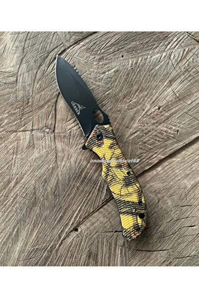 GERBER CARBON ÇELİK ÖZEL CEP ÇAKISI KAMP ÇAKISI AÇACAK ÇEKİÇLİ CEP BIÇAK 22CM