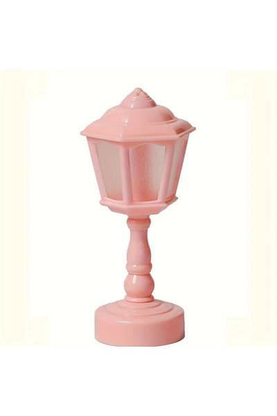 Choice Pink Geometric Flower Bud Button Battery LED Table Lamps Desk Night For Bedroom Dining Touch Night L