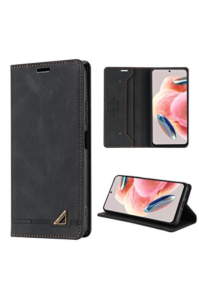 Choice1 جراب جلدي قابل للطي مغناطيسي مع حامل للبطاقات لهاتف Redmi Note 12S با...