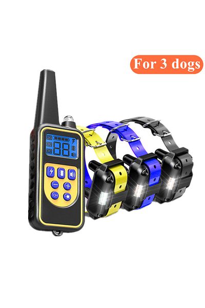 Choice Eu Plug L Electric Dog Training Collar Waterproof Dog Bark Collar Pet With Remote Control Rechargeab