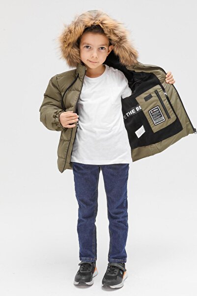 Benittokids Boy's Natural Fur Coat - 51289