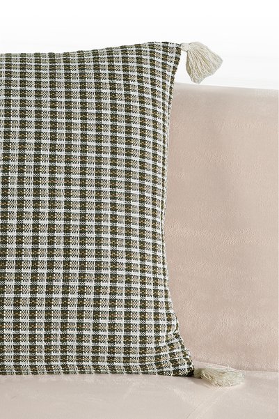 Akaystore Decorative Throw Pillow Cover 45X45 cm |   Pillowcase |   Tasseled |   Modern and Elegant Design