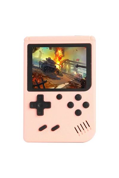 Choice Pink 2.4 Inch LCD Screen Retro Video Game Console Built-in 400 In Handheld Portable Game Console Chr