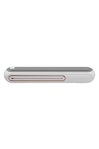 Choice 38-6-5cm White Cutter Magnetic Refillable Plastic Wrap Dispenser With Cutter, Tin Aluminum Foil Disp